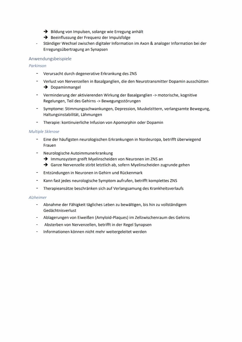 Neuronale Informationsverarbeitung
Neuron als Grundelement der Nervenzellen
Kleinster & wichtigster Baustein des Nervensystems
Dienen der In