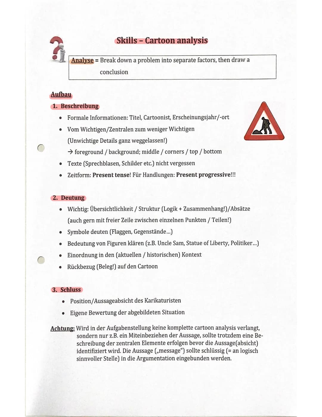 Englisch Abitur 2022
Skills: Analyse
Discuss
Comment
Cartoon Analysis
Creative Writing
Mediation
+Beispielaufgaben ANALYSE
A. Allg. Einleitu