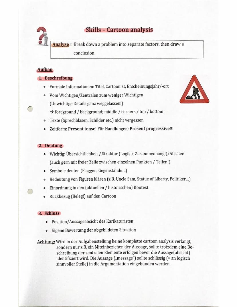 Englisch Abitur 2022
Skills: Analyse
Discuss
Comment
Cartoon Analysis
Creative Writing
Mediation
+Beispielaufgaben ANALYSE
A. Allg. Einleitu