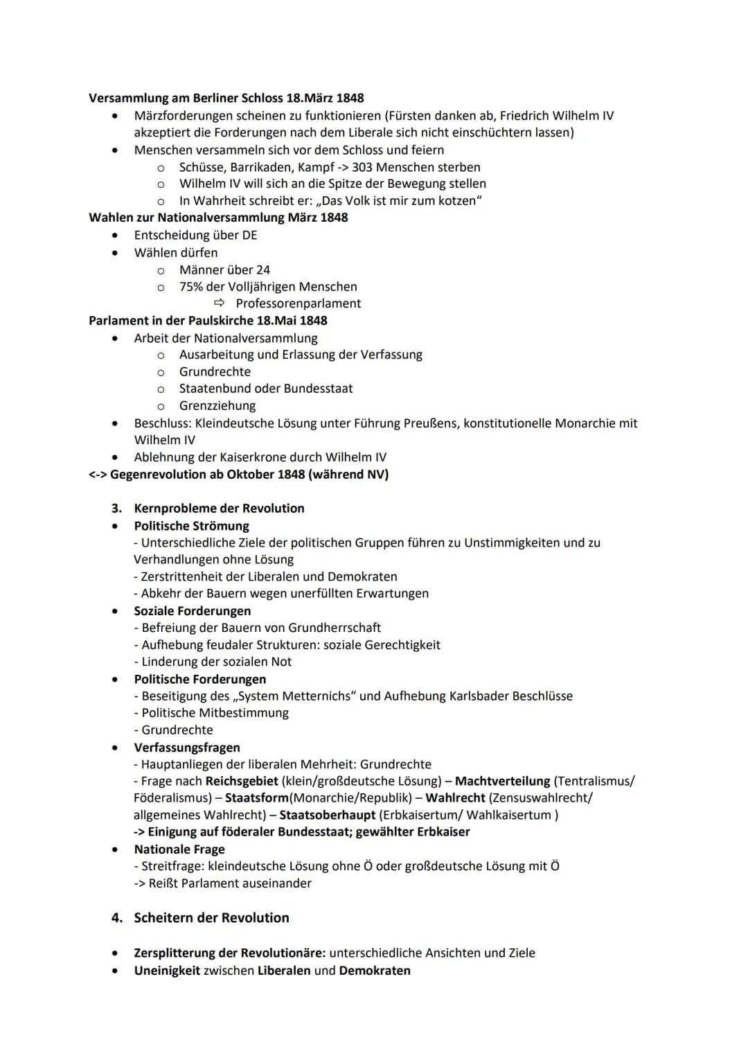 Geschichte ABI - 02.05.2023
Lernzettel Q1-Q3 von Alexa Chen Themenübersicht
Q1.1 Die deutsche Revolution von 1848/49 Markstein auf dem Weg z
