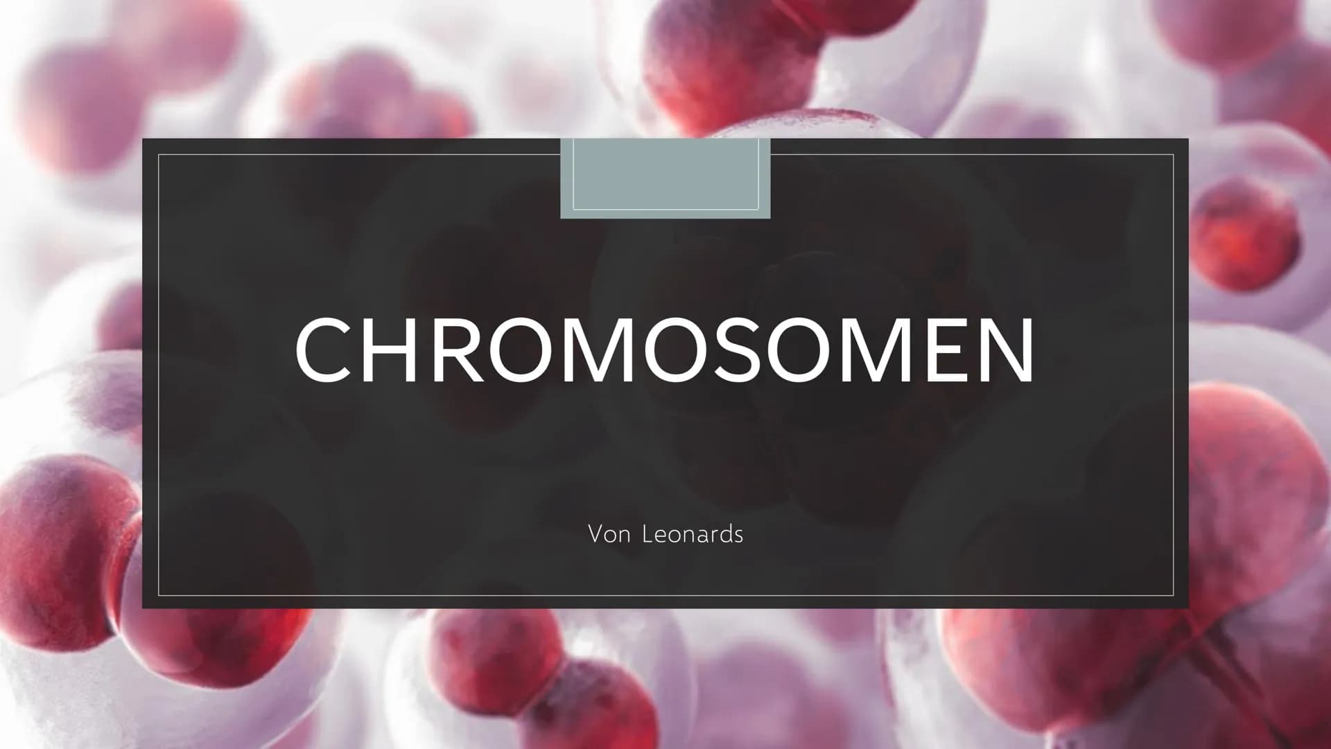 CHROMOSOMEN
Von Leonards Inhalt
o 1.-2. Titelbild + Inhalt
o 3. Definition von Chromoson
4. Definition und Begriff erklärungen wichtiger
Wör