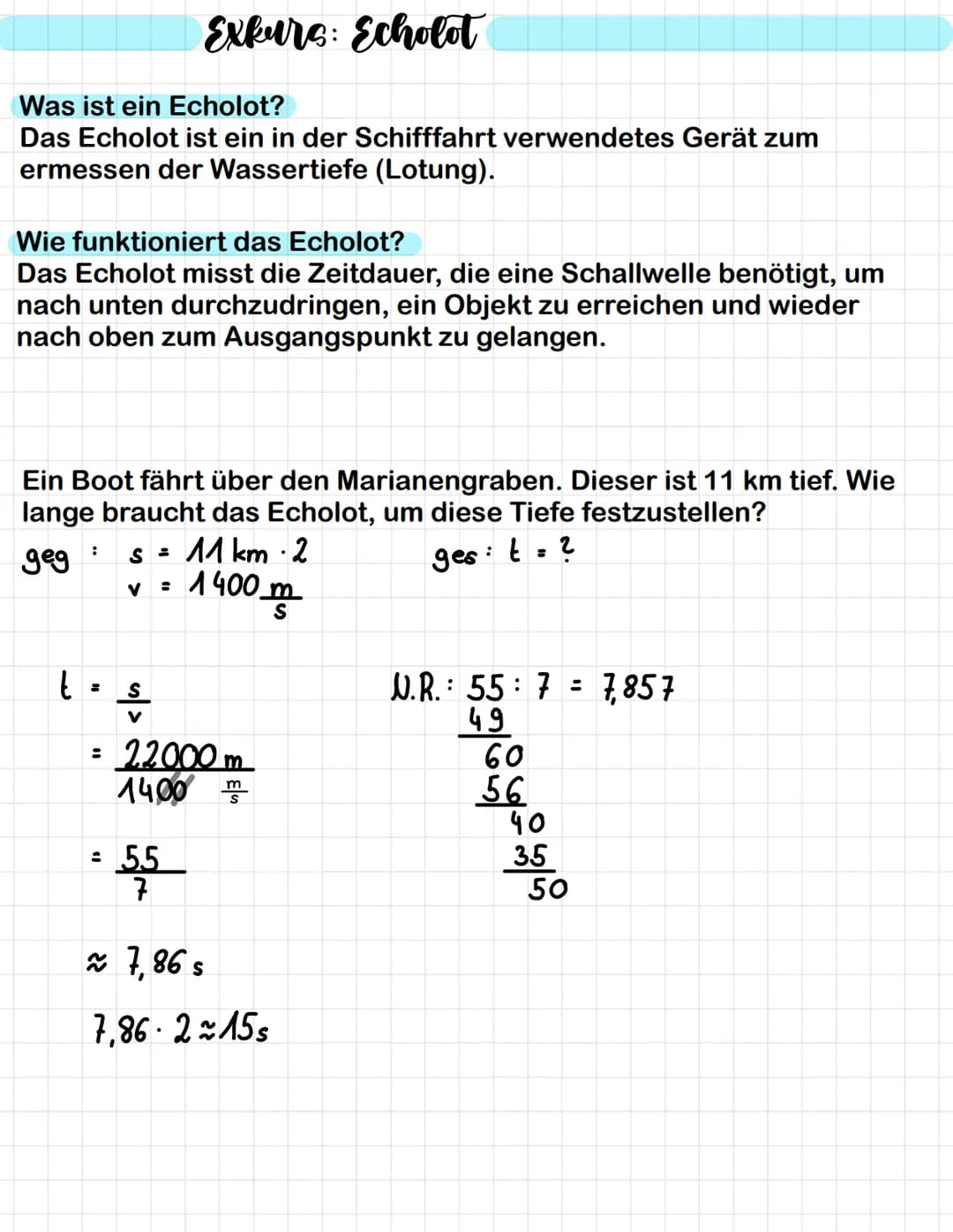 Gleichförmige Bewegungen
Eine gleichförmige Bewegung liegt dann vor, wenn in gleichen
Zeitabschnitten gleiche Strecken zurückgelegt werden.
