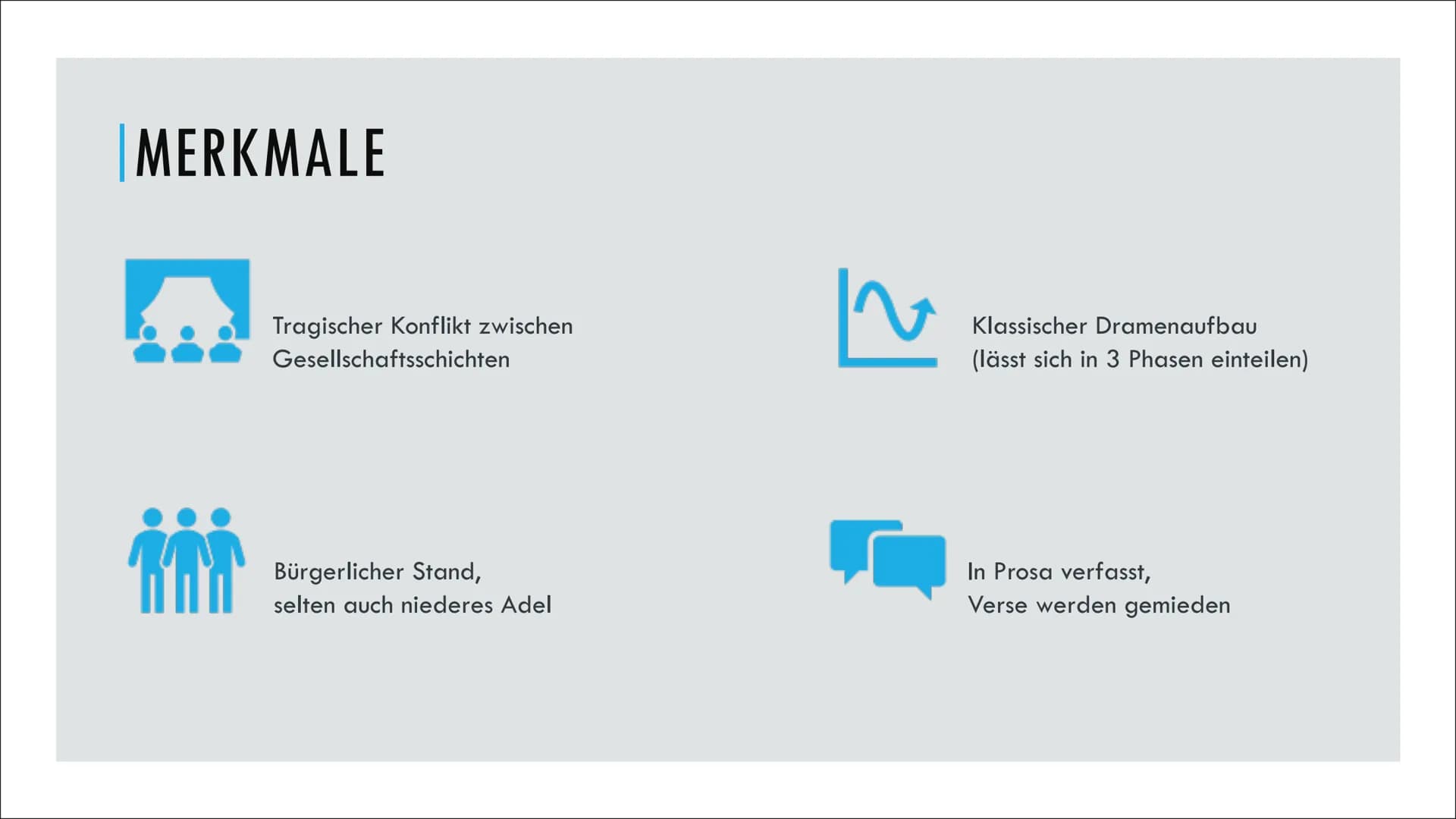 
<h2 id="dieepochedesbrgerlichentrauerspiels">Die Epoche des bürgerlichen Trauerspiels</h2>
<p>Das bürgerliche Trauerspiel entstand am Ende 