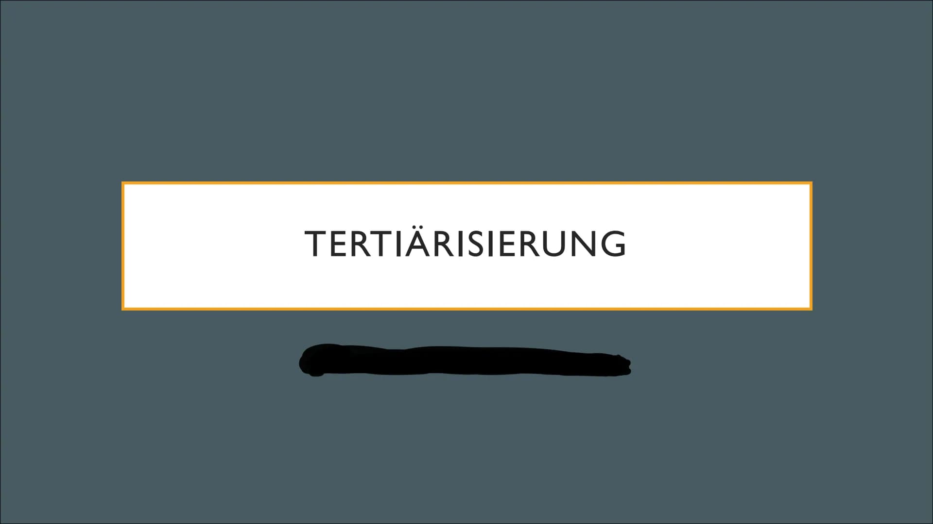 TERTIÄRISIERUNG GLIEDERUNG
1. Die Wirtschaftssektoren
2. Was sind Dienstleistungen?
3. Definition Tertiärisierung
4. Unterteilungen im Terti