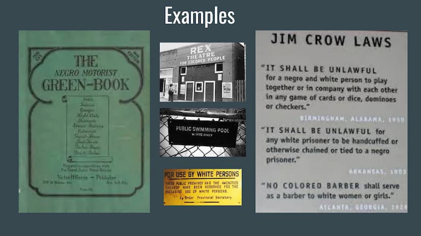 WHITE
COLORED
JIM CROW LAWS
THE LAWS THAT SEPERATED THE US Topics
History
What are the Jim Crow Laws
„Jim Crow"
Impact on African American
R
