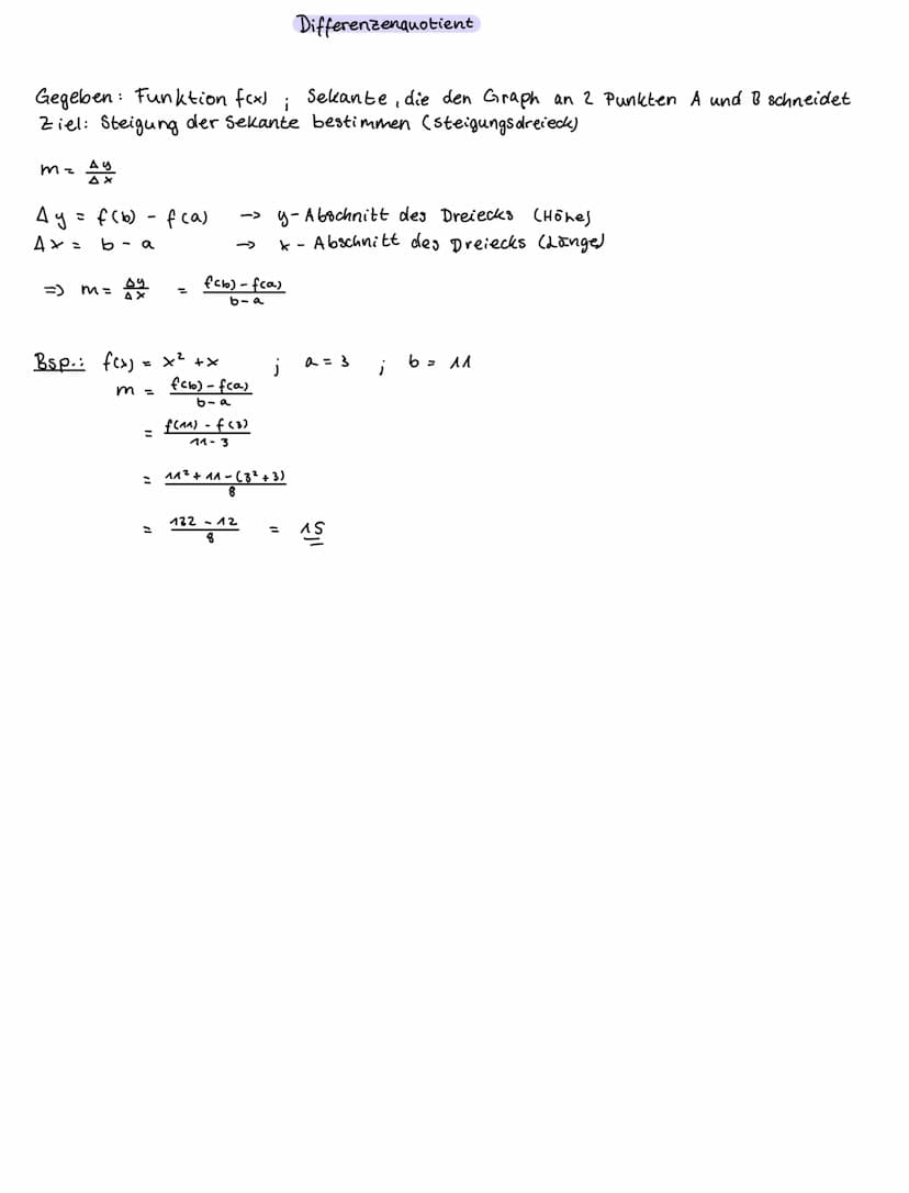 1. Definitionsbereich bestimmen
=> x = 0 (keine Null unterm Bruchstrich)
√x => x = 0 (keine negativen Zahlen unter der Wurzel)
Bsp.:
2x +3
+