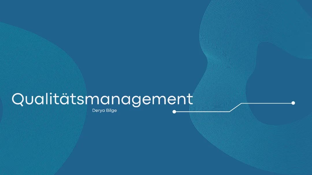 Qualitätsmanagement 