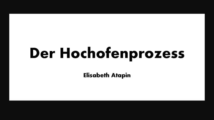 Know Der Hochofenprozess thumbnail