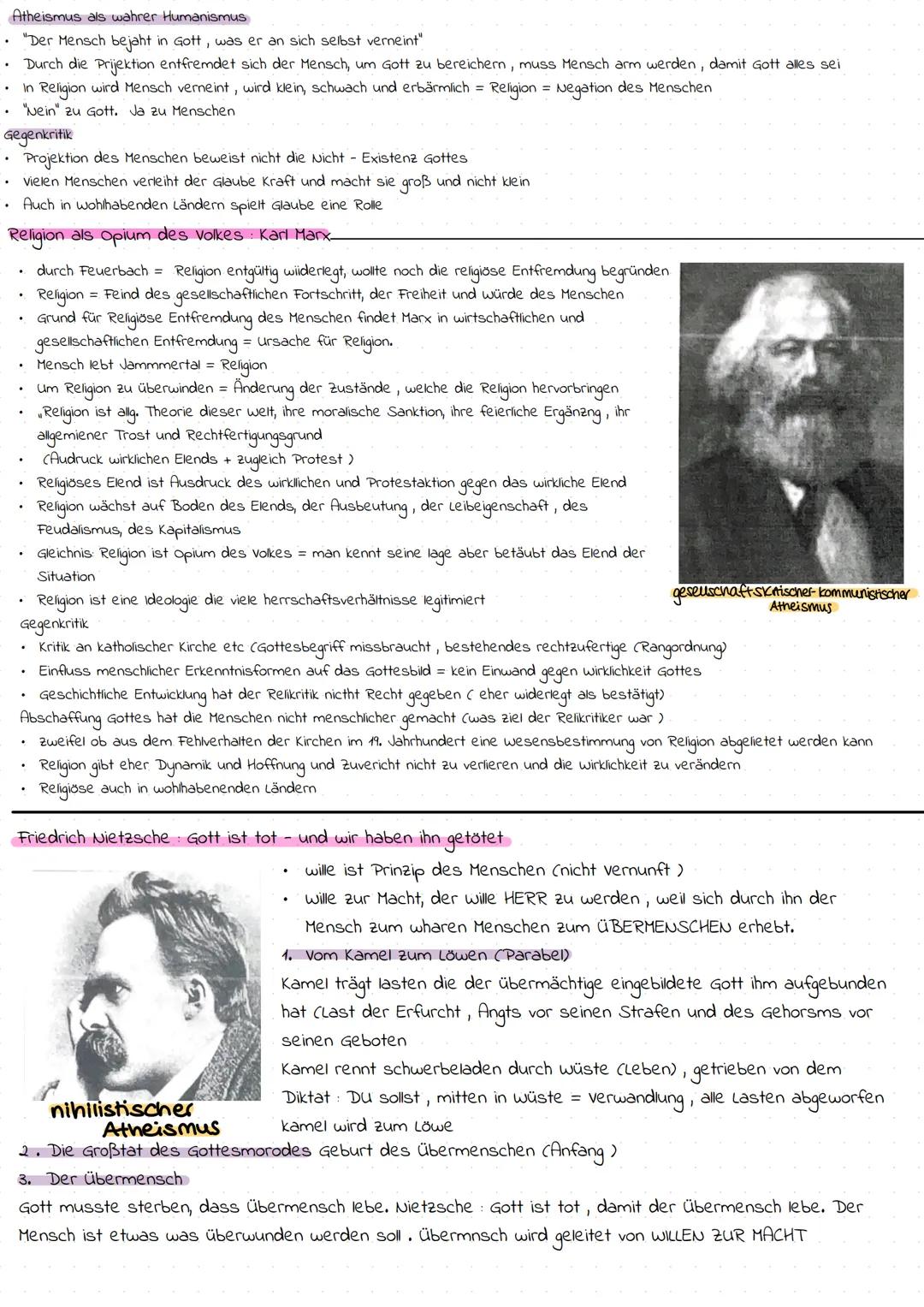 Religion Zusammenfassung

1. Begriffe der Gotteskritik

• Positivismus philosophische Einstellung die skeptisch nur das gelten lässt, was em
