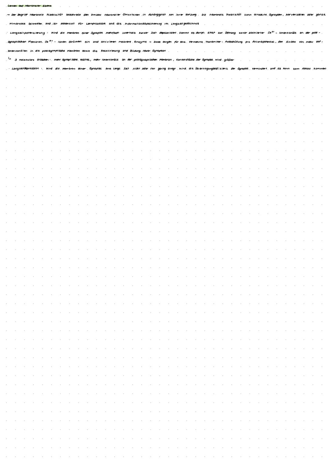 # LERNZETTEL

## Neurobiolgie

-> Nervenzellen / Neuronen sind die Grundbausteine des Nervensystems: Informationen werden empfangen, verarbe