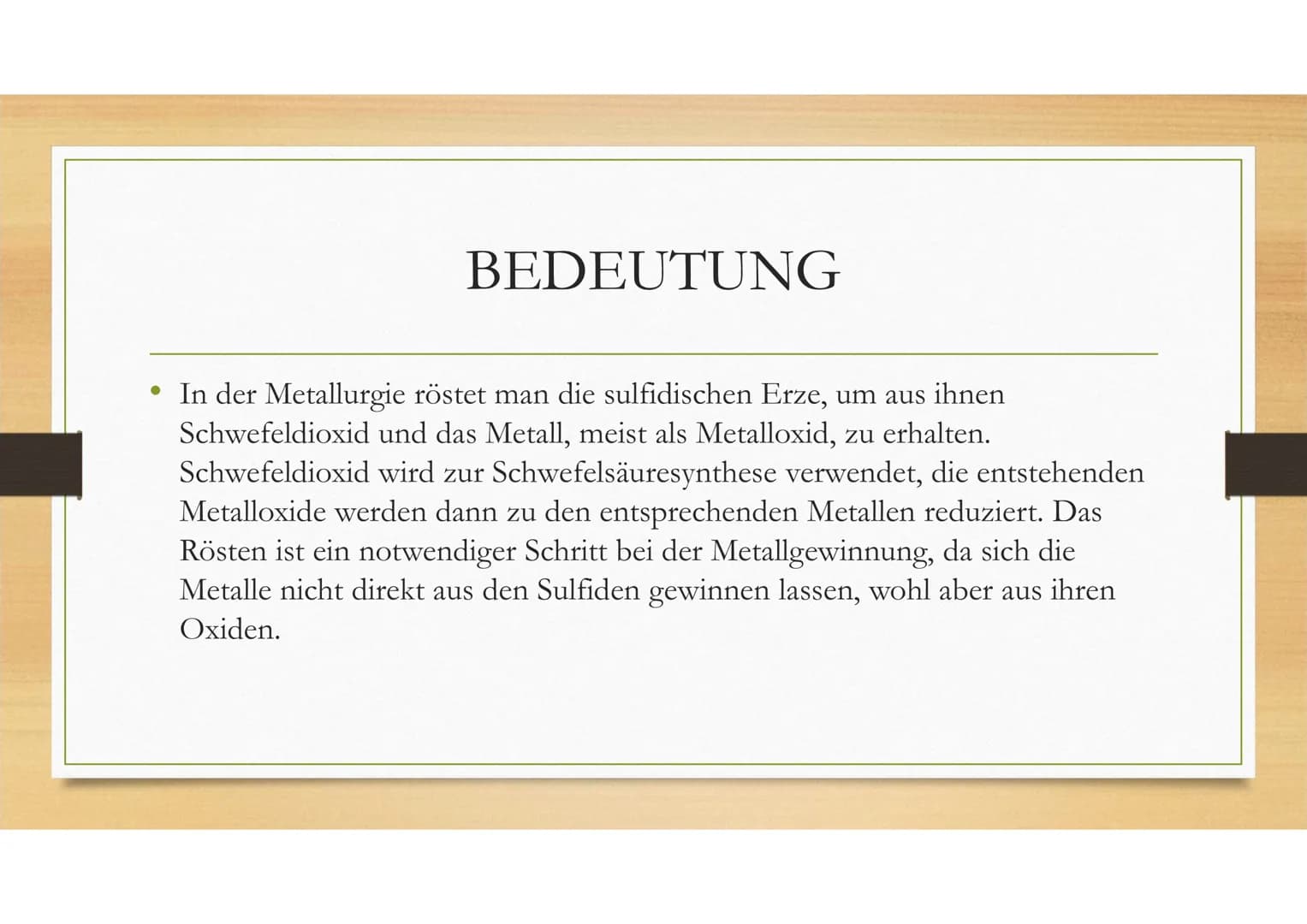 
<h2 id="einfhrung">Einführung</h2>
<p>Fast alle Metalle liegen in der Natur nicht in elementarer Form vor, sondern sind in Form ihrer Erze,