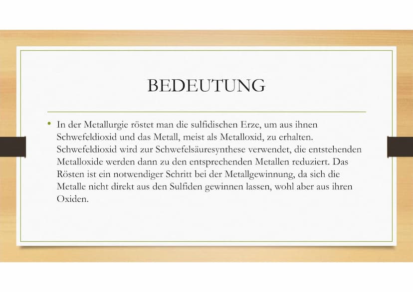 
<h2 id="einfhrung">Einführung</h2>
<p>Fast alle Metalle liegen in der Natur nicht in elementarer Form vor, sondern sind in Form ihrer Erze,