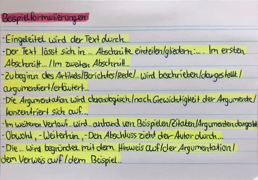 Einleitung Titel
-Autor
Sachtextanalyse
- Erscheinungsjahr/Ort
- Textart: Zeitungsartikel, Nachricht/Bericht, Reportage,
Interview, Wissensc