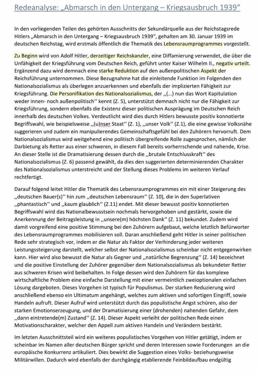 1. Einleitung →Thema
2. Hauptteil →→Argumentation
3. Schluss Zusammenfassung
→ Appell an Zuhörer gerichtet
Bevor man anfängt mit der Redeana