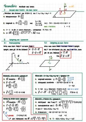 Know Geometrie (Zusammenfassung für das mündliche Abitur) thumbnail