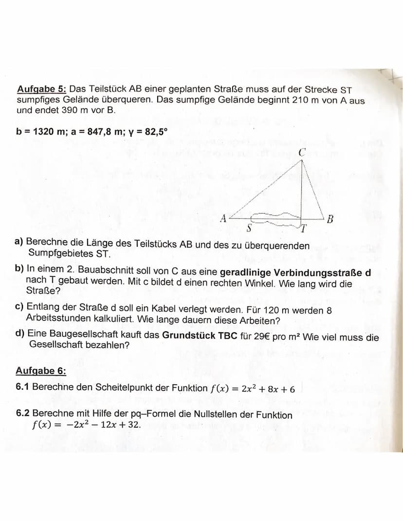 Mathematikarbeit Nr. 3 / Klasse 10/1.06.2021
Die Lösungsansätze und wichtige Zwischenschritte sind sorgfältig zu notieren.
Die vereinbarten 