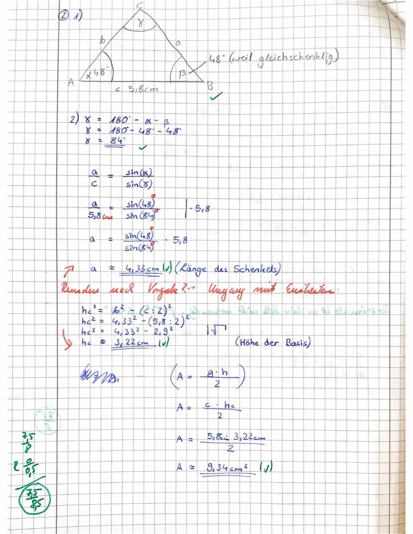 Mathematikarbeit Nr. 3 / Klasse 10/1.06.2021
Die Lösungsansätze und wichtige Zwischenschritte sind sorgfältig zu notieren.
Die vereinbarten 