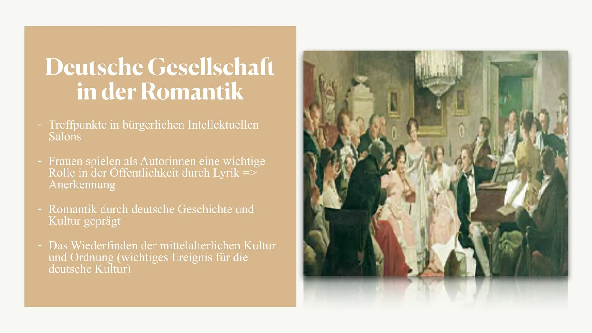 osso Die Epoche der Romantik ●
●
●
• Ziele der Autoren
●
• Merkmale und Motive
●
Definition Romantik
Allgemeingeschichtlicher Hintergrund
We