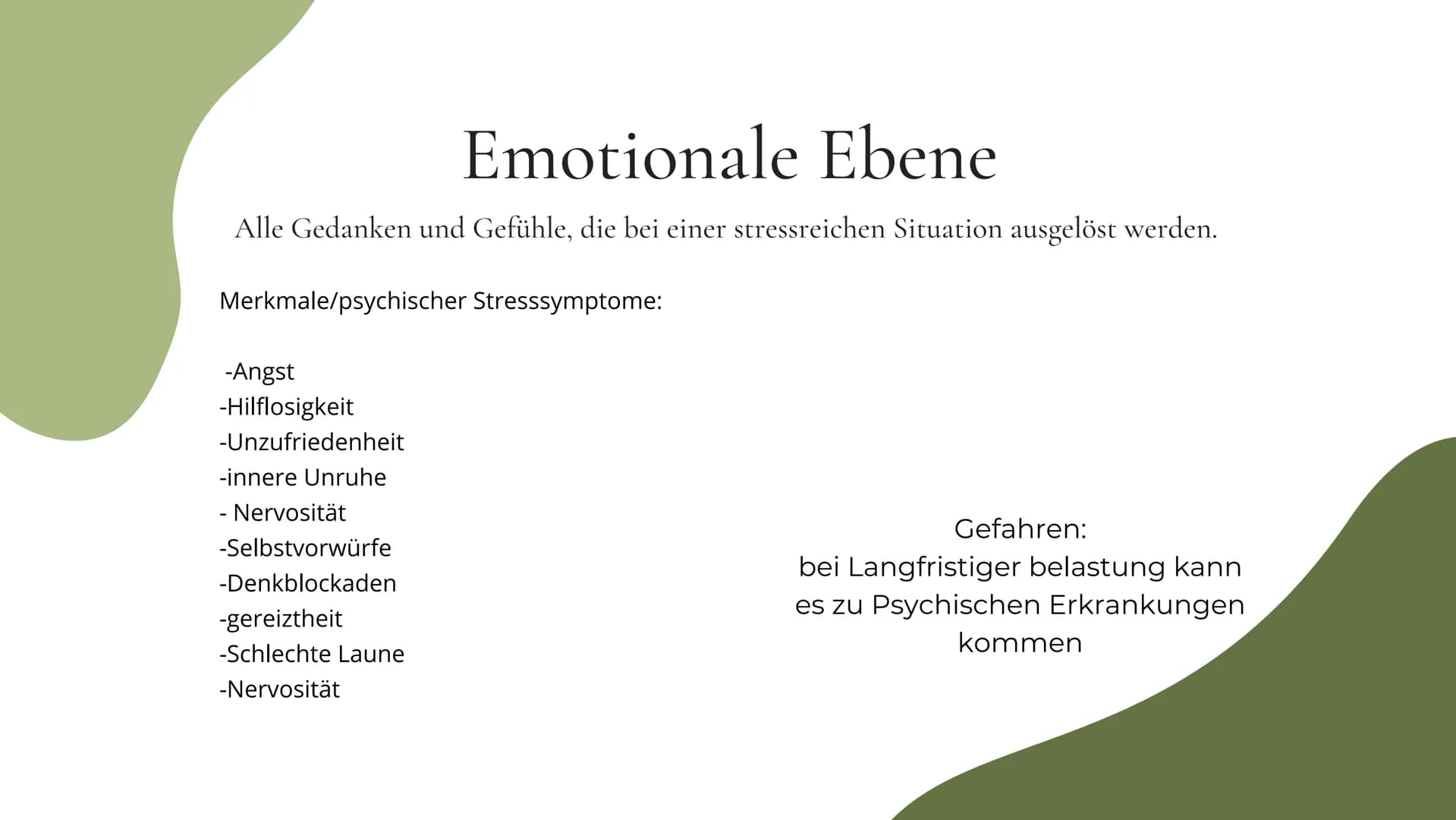 Stress
MENTALE
GESUNDHEIT Agenda
ΟΙ
02
03
04
05
об
Definition
Stressarten
Prositiver-, Negativerstress
Stressreaktion
Körperliche-, Emotiona