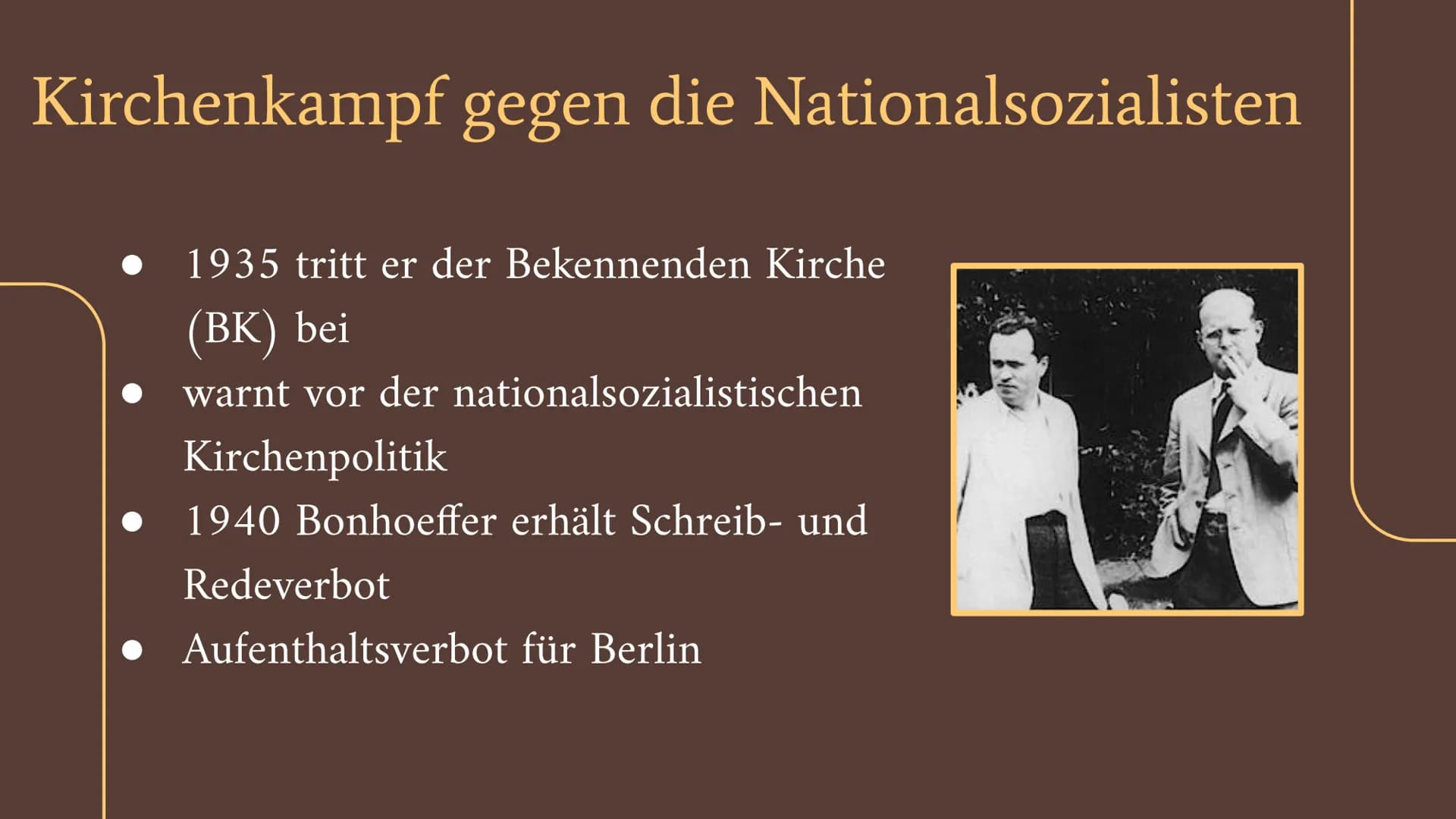 Dietrich Bonhoeffer
1906-1945 Inhaltsverzeichnis
Wer bin ich?
1.
2. Eckdaten
3. Herkunft & Familie
4. Kindheit & Jugend
5. Studium
6. Theolo