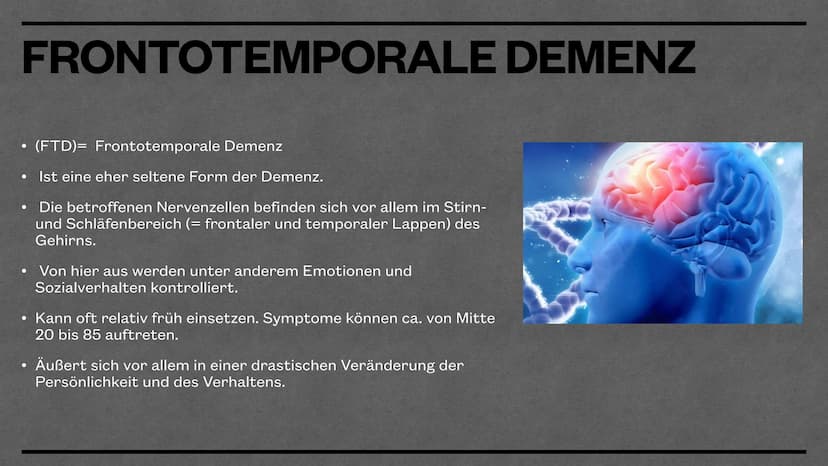 Demenz
MIRIAM& MATHILDE
*** Gliederung
●
●
●
Unterschiede Primäre und Sekundäre Demenz
• Welche Arten der Demenz gibt es?
●
●
●
●
Was bedeut