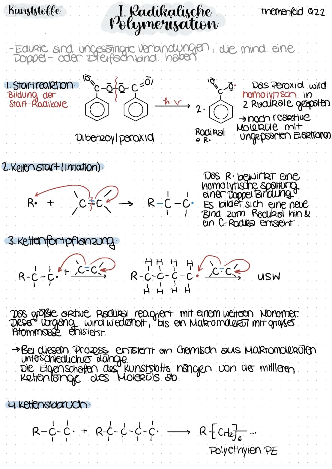 Radikalische Polymerisation 