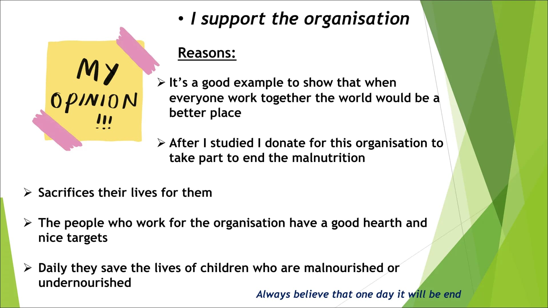 ACTION AGAINST HUNGER
O ACTION
AGAINST
HUNGER
Structure
1. General information
2. History and development
3. What does the organisation do?
