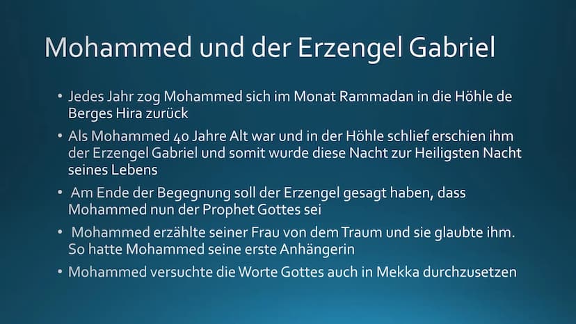 DER PROPHET
MOHAMMED Mohammeds Geburt
Mars
623
SONGA N
250NKANG
conne
DERMALYCH
PAR
toby
CON
12225
POSSHANGVIN
Mohammed wurde ca. um 570. n.