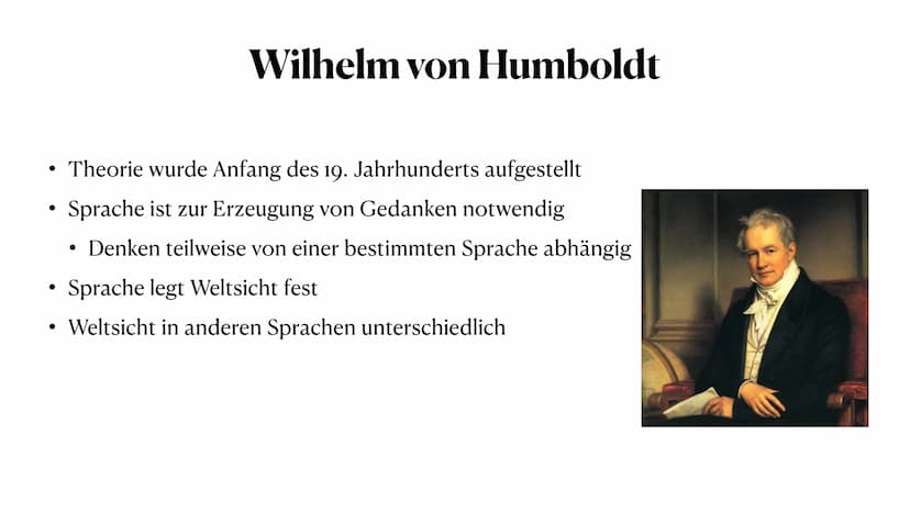 Sprache, Denken, Wirklichkeit
die verschiedenen Sprachtheorien
von Lea, Sophie, Denise und Nele ●
●
●
Inhalt
●
Zusammenfassung der Theorien 