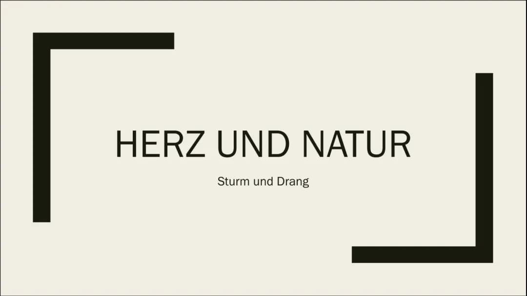 Gedichtsanalyse zu Goethe: Rastlose Liebe und Natur und Kunst
