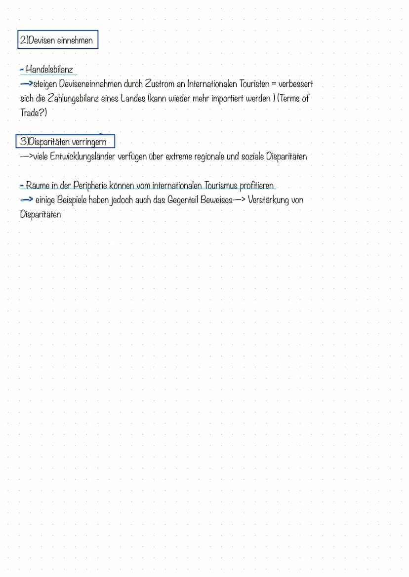 Tourismus in Entwicklungsländern:
Voraussetzungen:
-Angebot an naturräumlichen Attraktivität groß (NATURRÄUMLICHES POTENZIAL)
-> scheinen an
