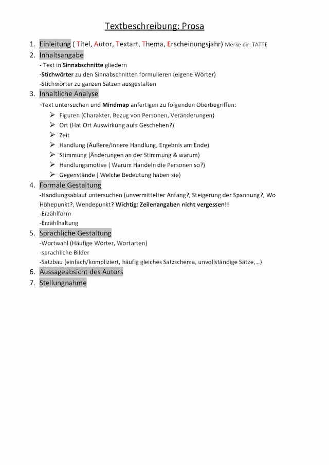 Know Textbeschreibung Prosa thumbnail