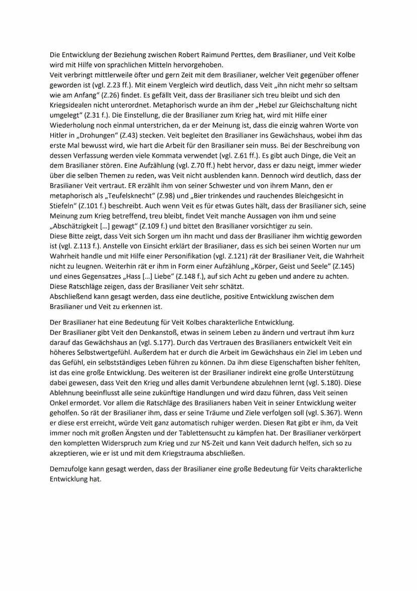 1. Analysieren Sie den Textauszug von S.132/2.8-S.137/Z.3, indem sie ...
einen Einleitungssatz formulieren
den Textauszug in den Handlungsve
