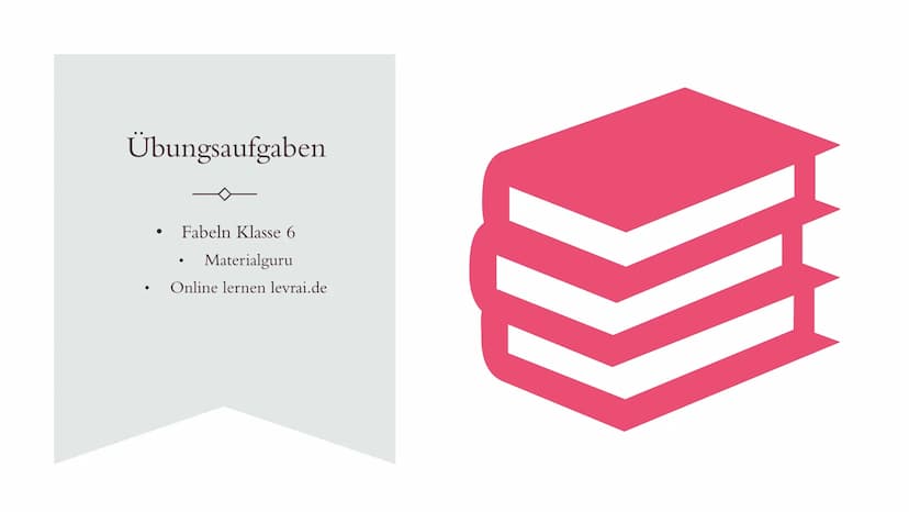 FABELN Was sind Fabeln?
Kurze Geschichten
Tiere oder Pflanzen übernehmen die
Handlungen von Menschen
Lehre & Moral
Fabel = Geschichte oder E