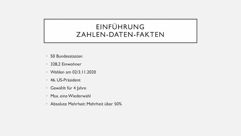 
<h2 id="einfhrung">Einführung</h2>
<p>Die Vereinigten Staaten bestehen aus 50 Bundesstaaten mit insgesamt 328,2 Millionen Einwohnern. Die l