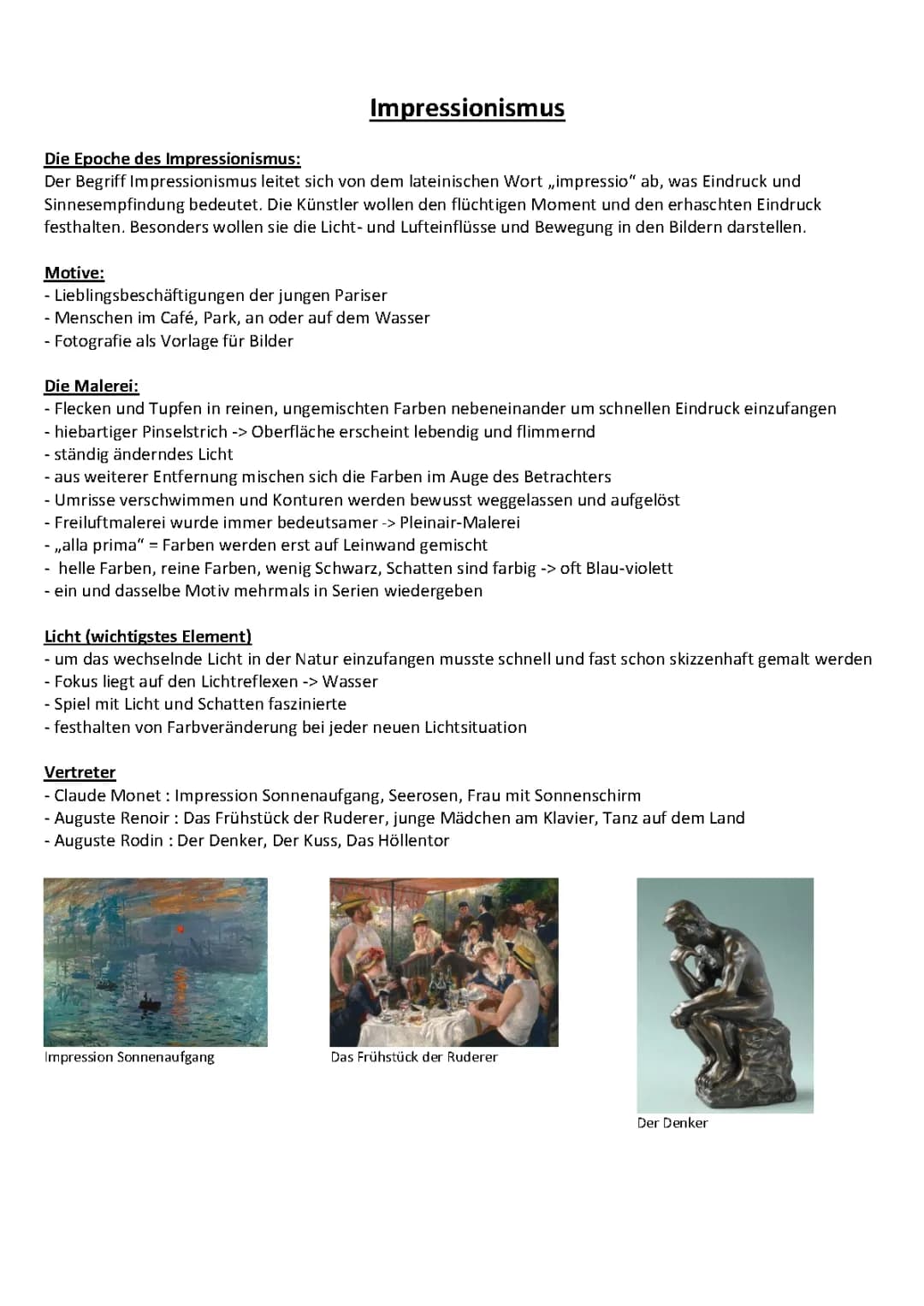 Epochen der Kunst 