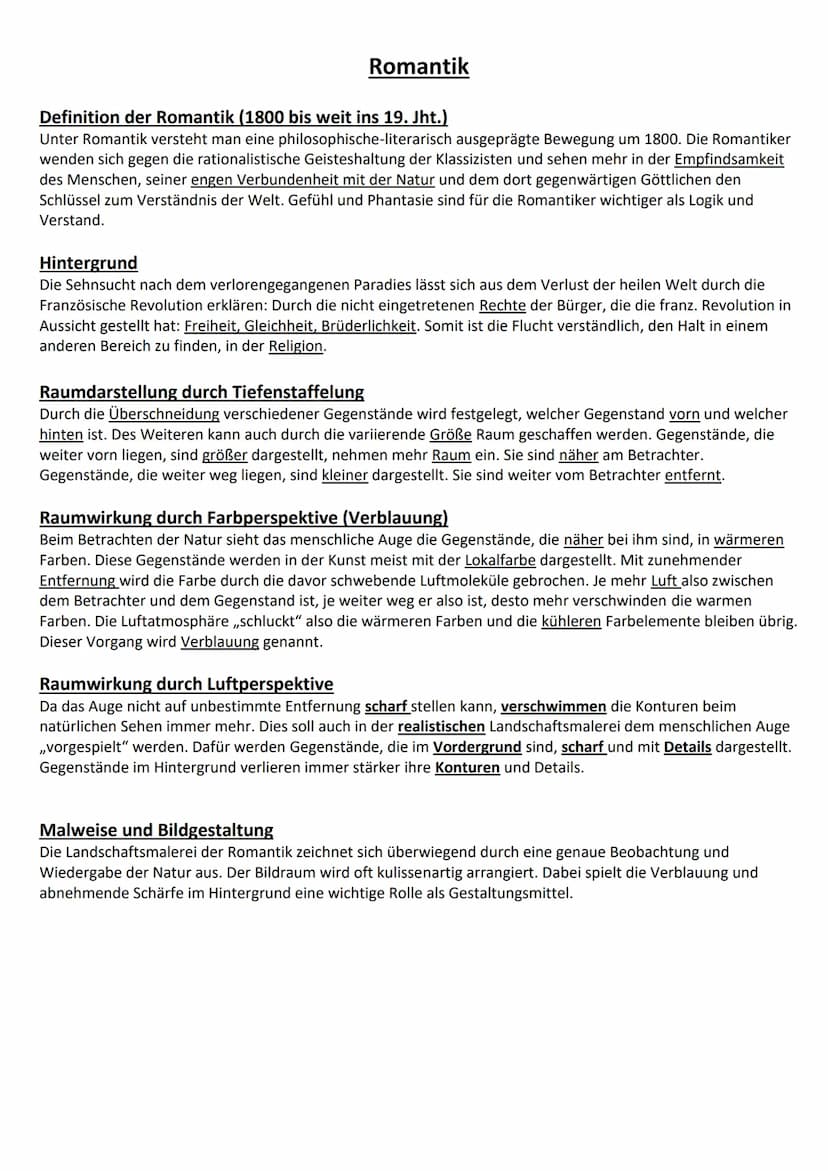 Impressionismus
Die Epoche des Impressionismus:
Der Begriff Impressionismus leitet sich von dem lateinischen Wort ,,impressio" ab, was Eindr