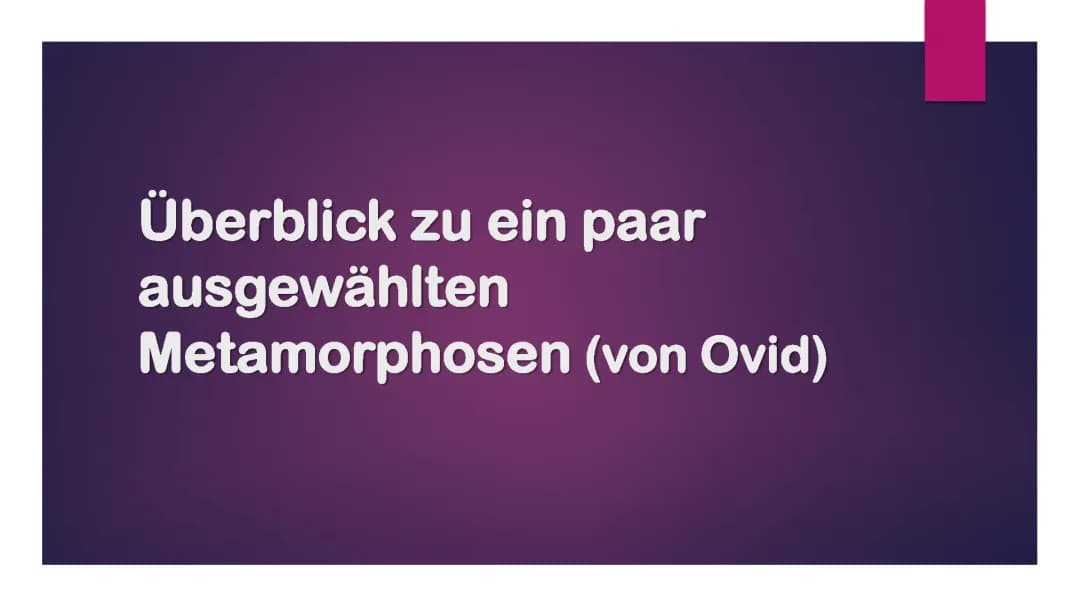 Ovid Metamorphosen: PDF, Zusammenfassung und die besten Übersetzungen