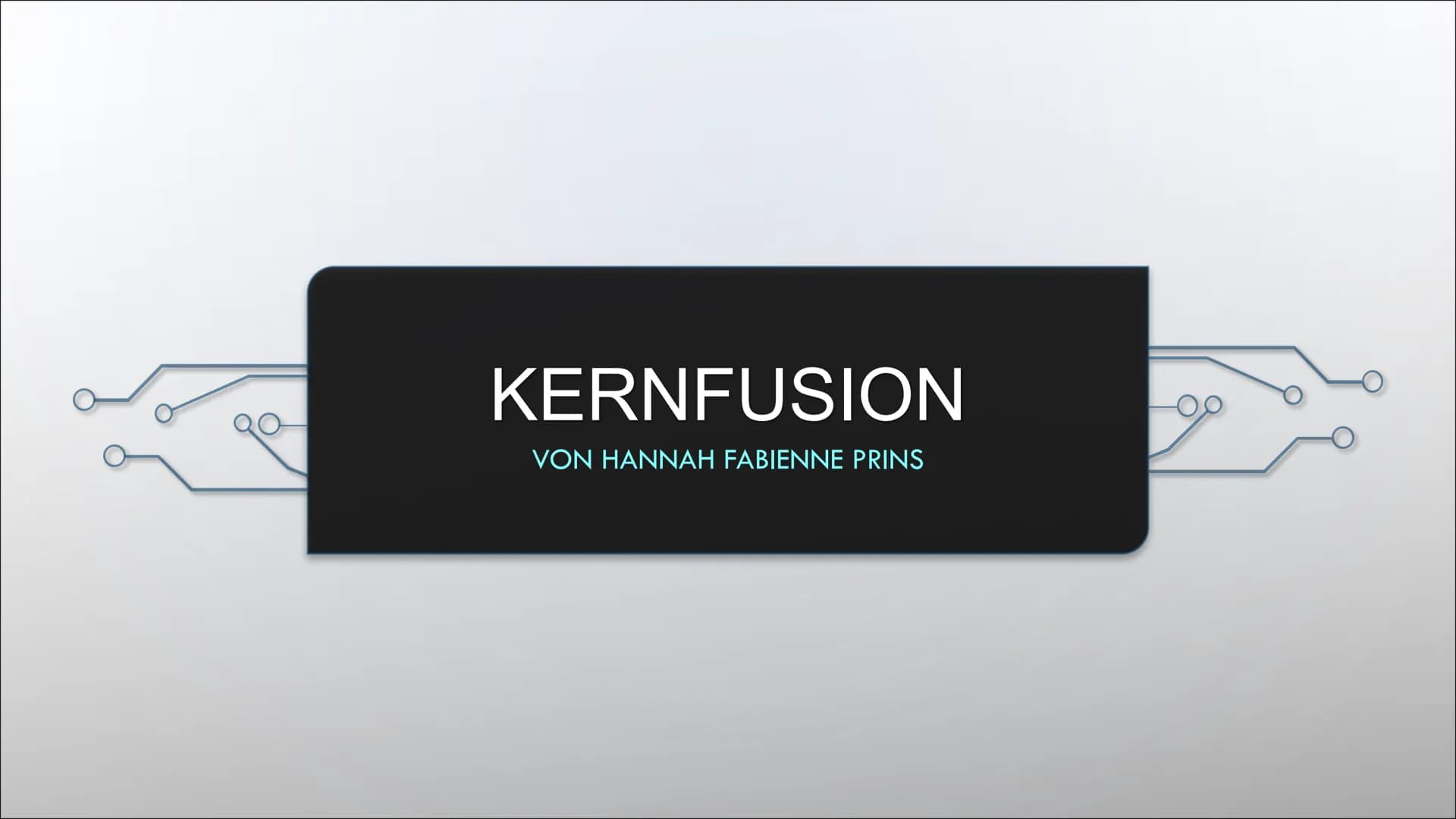 KERNFUSION
VON HANNAH FABIENNE PRINS INHALTSVERZEICHNIS
• Was ist die Kernfusion?
• Wie funktioniert die Kernfusion?
• Kernfusion der Sonne
