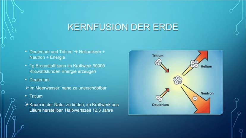 KERNFUSION
VON HANNAH FABIENNE PRINS INHALTSVERZEICHNIS
• Was ist die Kernfusion?
• Wie funktioniert die Kernfusion?
• Kernfusion der Sonne
