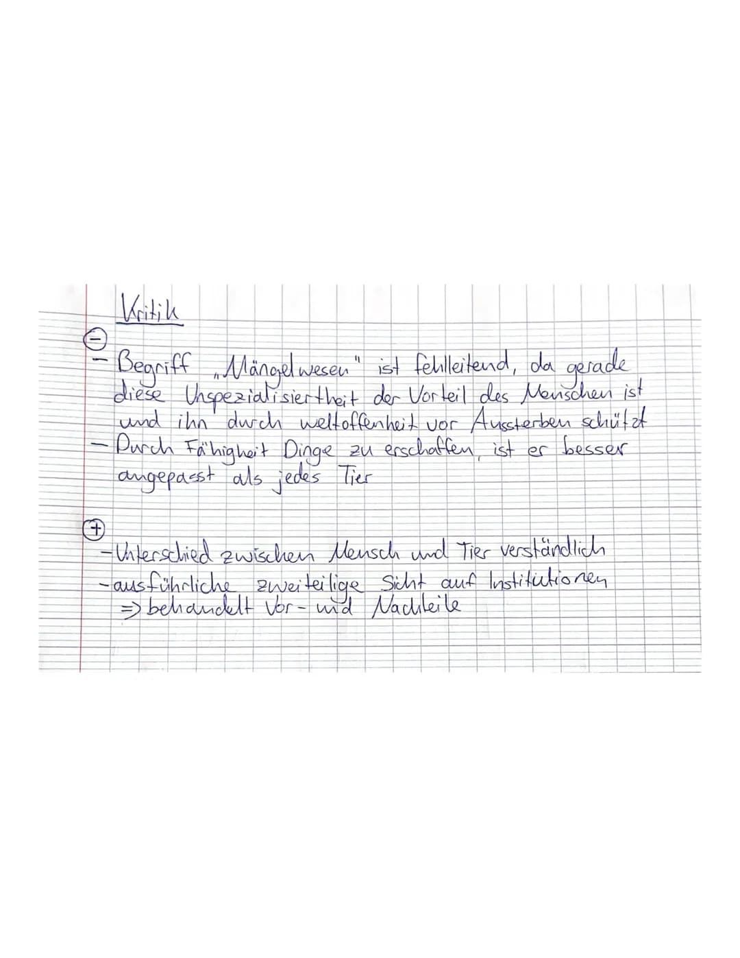 Arnold Gehlen
Die organische Unspezialisiertheit des Menschen
·Der Mensch als Mängelwesen
-
Unspezialisiertheit; Unange passtheit Weltoffen 