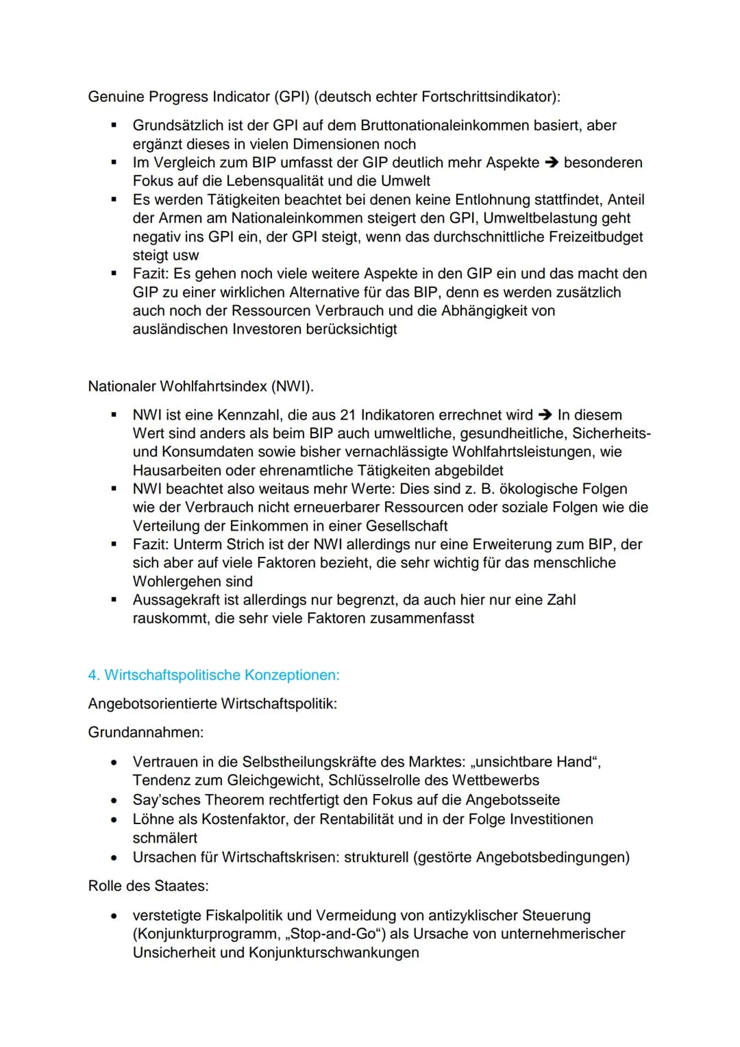 Inhaltsfeld 4: Wirtschaftspolitik:
1. Legitimation staatlichen Handelns im Bereich der Wirtschaftspolitik:
Deutschland ist ein Sozialstaat →