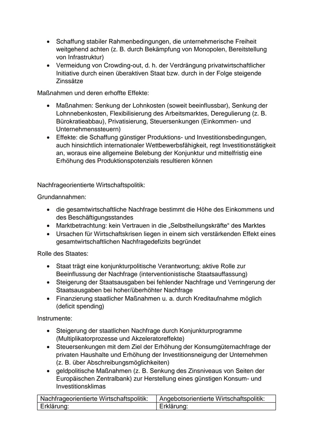 Inhaltsfeld 4: Wirtschaftspolitik:
1. Legitimation staatlichen Handelns im Bereich der Wirtschaftspolitik:
Deutschland ist ein Sozialstaat →