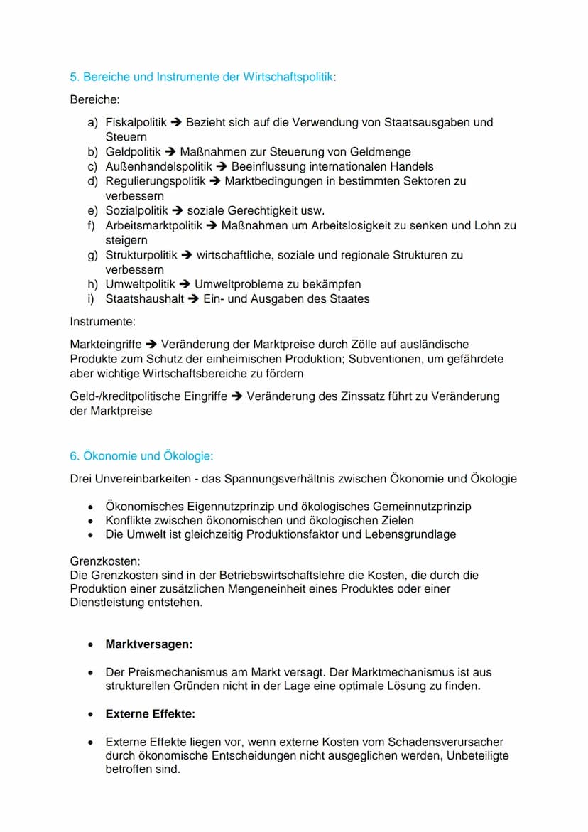 Inhaltsfeld 4: Wirtschaftspolitik:
1. Legitimation staatlichen Handelns im Bereich der Wirtschaftspolitik:
Deutschland ist ein Sozialstaat →