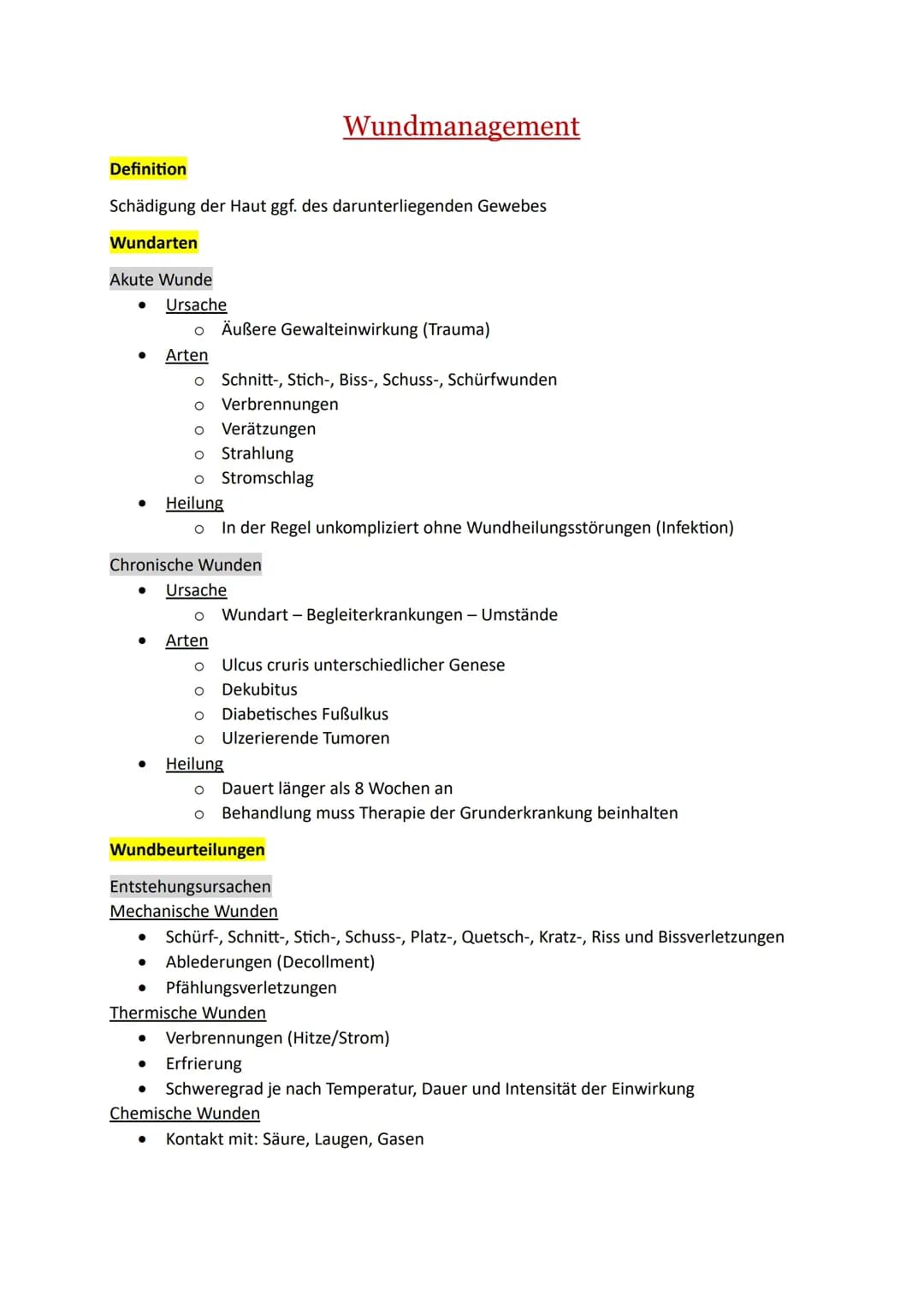 Alles über Wunden: Beispiele, Wundversorgung und Heilung
