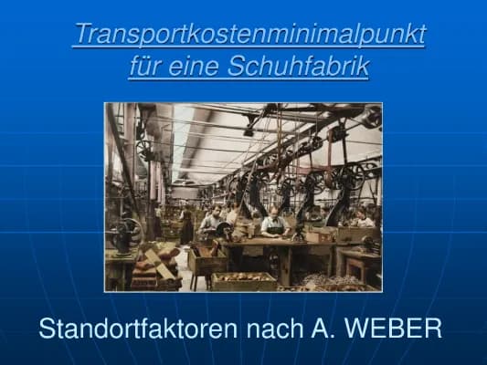 Know Weber Transportkostenminimalpunkt thumbnail