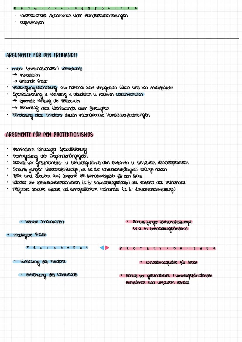 FREIHANDEL UND PROTEKTIONISMUS
FR E 1 H AN DEL bezeichnet den Austausch von Gütern und Dienstleistungen zwischen
verschiedenen Ländern bei A