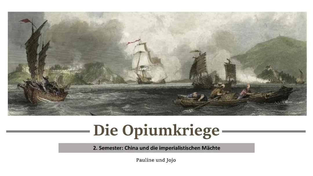 Die Opiumkriege: Eine Zusammenfassung der 1., 2. und 3. Opiumkrieg