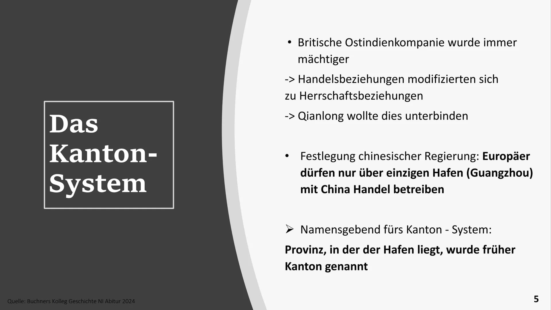 Die Opiumkriege
2. Semester: China und die imperialistischen Mächte
Pauline und Jojo Gliederung
Ausgangskonflikte
➤ Das Kanton-System
➤ Der 