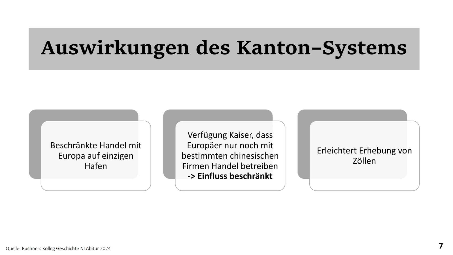 Die Opiumkriege
2. Semester: China und die imperialistischen Mächte
Pauline und Jojo Gliederung
Ausgangskonflikte
➤ Das Kanton-System
➤ Der 